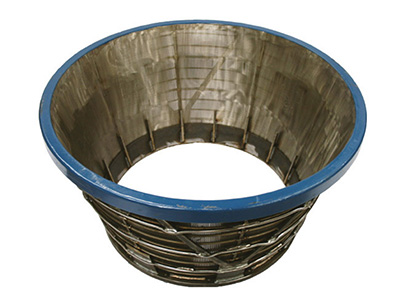 Centrifuge screen basket